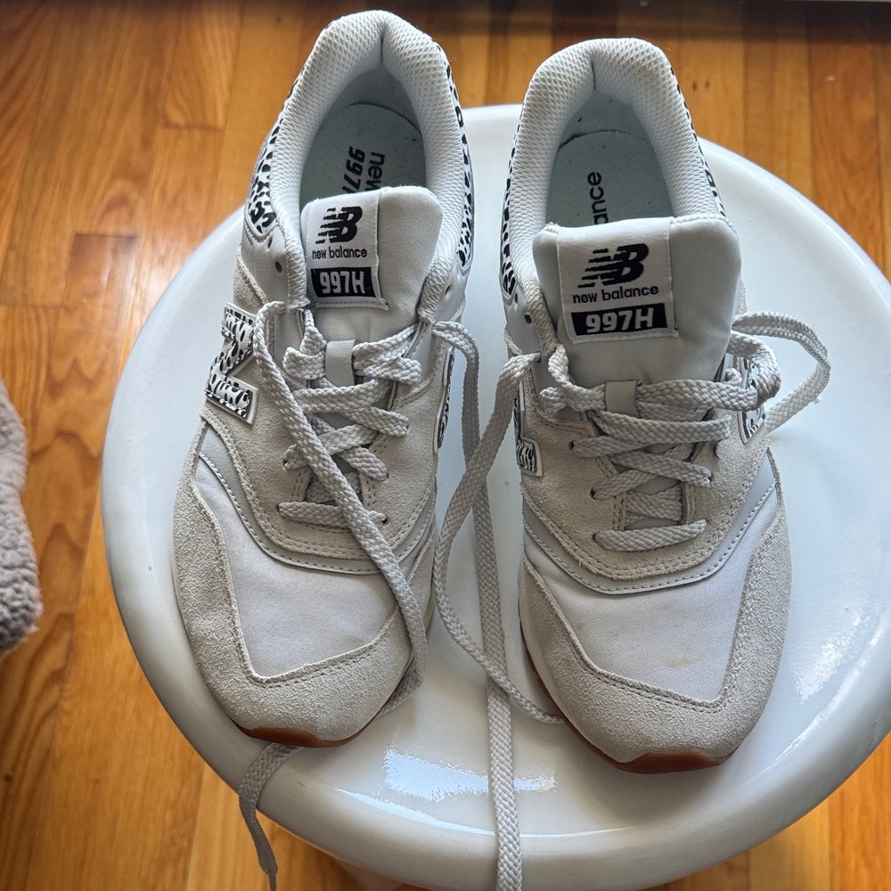 New Balance 997H White and Gray Sneakers